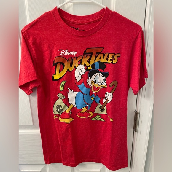 Disney Other - Disney DuckTales, Scrooge McDuck men’s T-shirt, red small